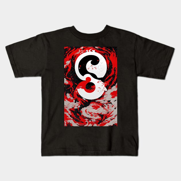 Yin-Yang Kids T-Shirt by Artieries1